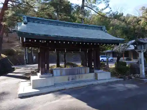 群馬県護国神社の手水