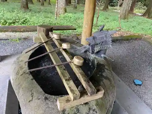 山宮浅間神社の手水