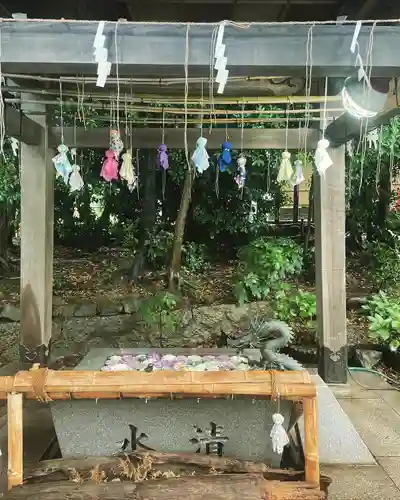 東海市熊野神社の手水舎