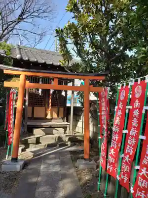壽福稲荷大明神（宗延寺境内）の鳥居