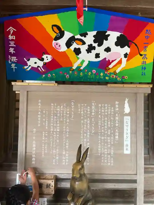 越中一宮 髙瀬神社の本殿・本堂