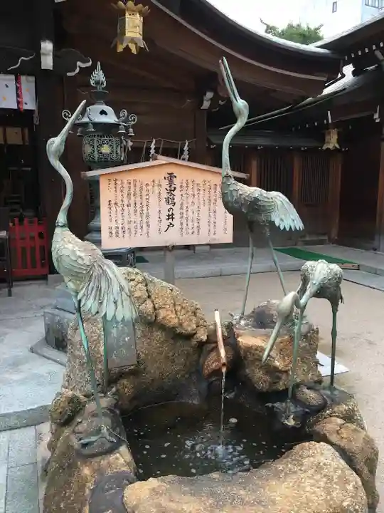 櫛田神社の手水舎