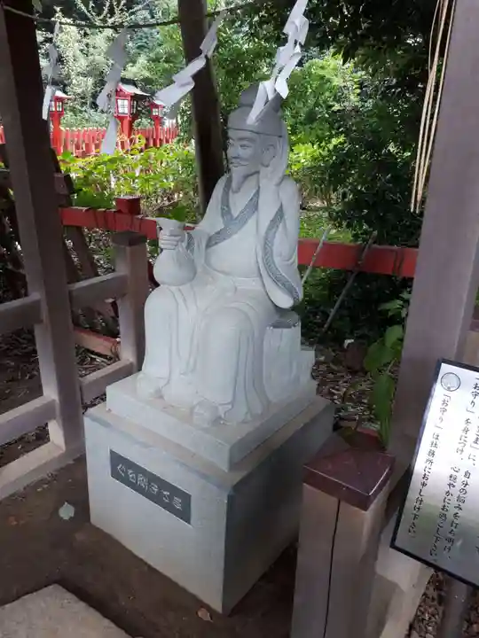 川越八幡宮の像