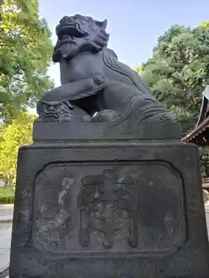 中野氷川神社の狛犬