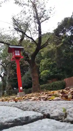 鷲宮神社の庭園