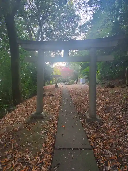 赤城神社 (勧農城跡)の鳥居