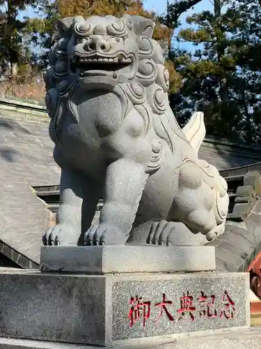 一之宮貫前神社の狛犬