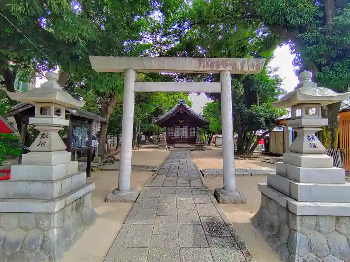 神明社(金屋)の鳥居