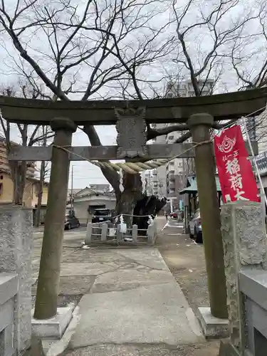 阿邪訶根神社の鳥居