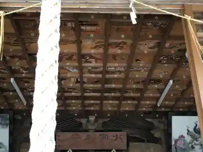 與止日女神社の本殿・本堂