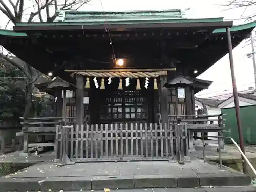 鵜ノ木八幡神社の本殿・本堂