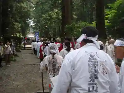 北口本宮冨士浅間神社のお祭り