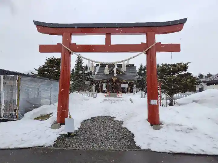 美瑛神社の鳥居