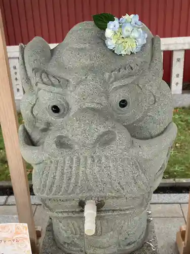 新川皇大神社の手水舎