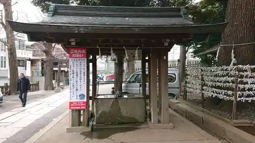 中目黒八幡神社の手水舎