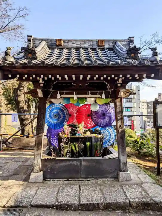 法輪寺の手水舎