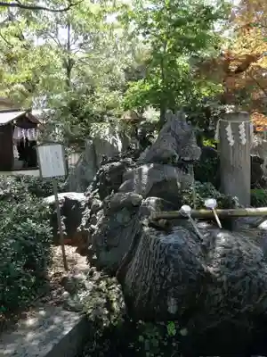 松戸神社の手水舎