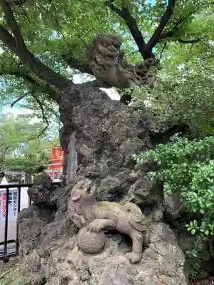 千葉神社の狛犬