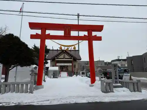 新川皇大神社の鳥居