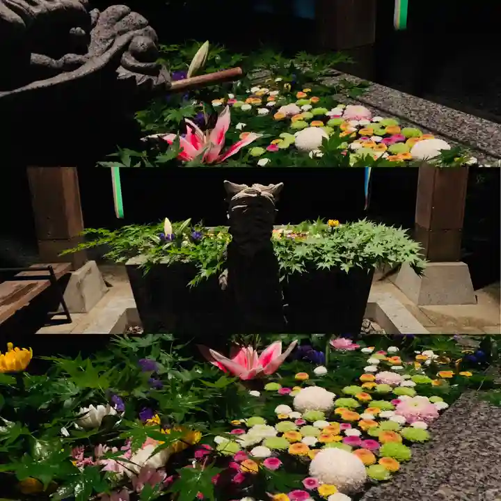 滑川神社 - 仕事と子どもの守り神の手水舎