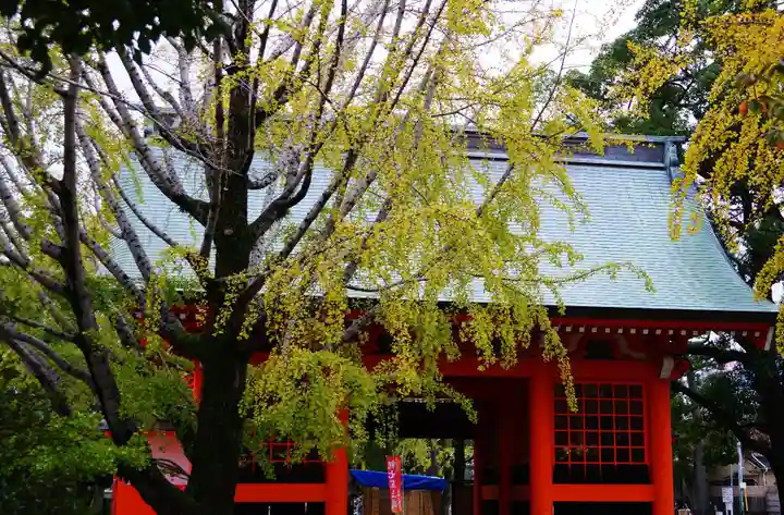 葛飾八幡宮の山門・神門
