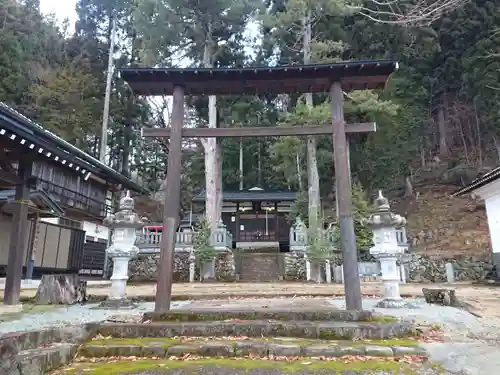 神明神社の鳥居