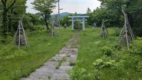 幌糠神社の庭園