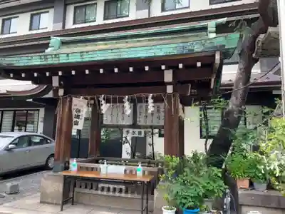 鐵砲洲稲荷神社の手水舎