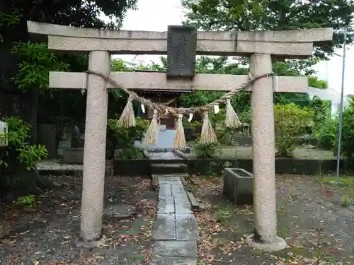 久里浜若宮神社の鳥居