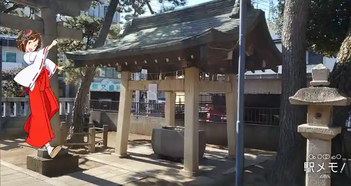柴又八幡神社の手水舎