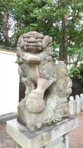 田縣神社の狛犬