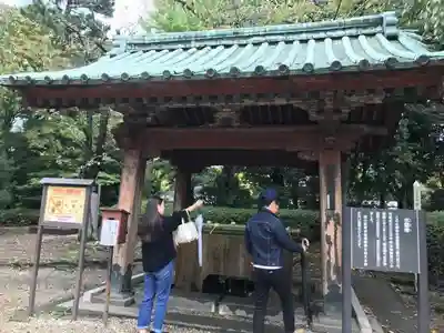 増上寺の手水舎