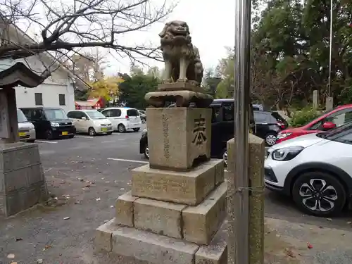 豊山八幡神社の狛犬