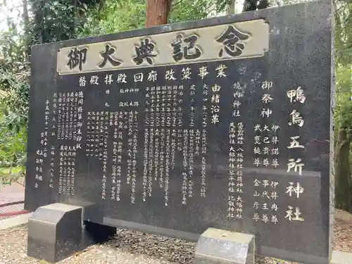 鴨鳥五所神社(茨城県)