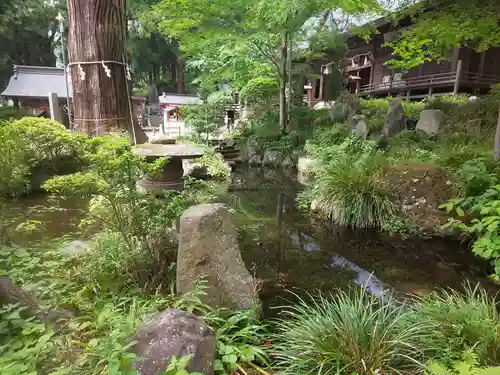 河口浅間神社の庭園