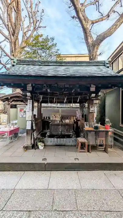 戸越八幡神社の手水舎