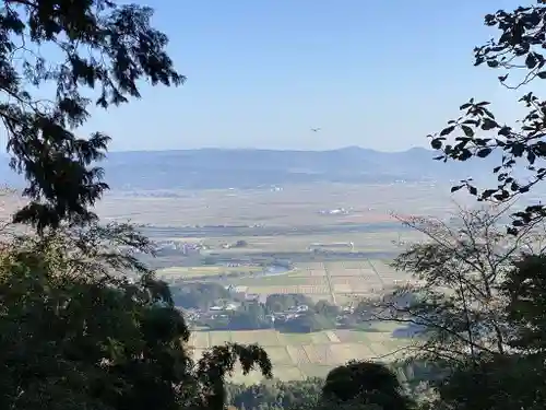 箟峯寺の景色