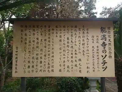 能満寺の歴史