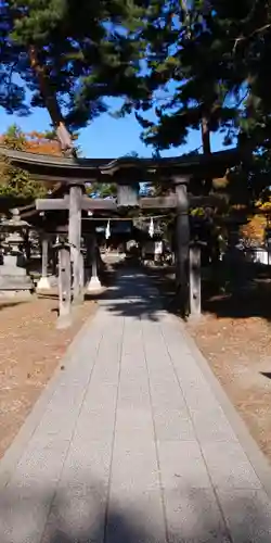 川中島古戦場八幡社の鳥居