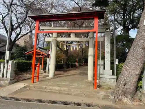 村富神社の鳥居