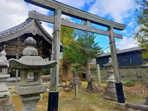 熊野社の鳥居