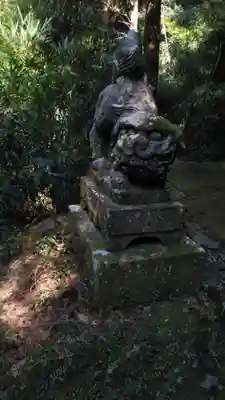 室山熊野神社の狛犬