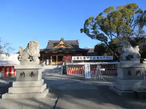 富知六所浅間神社の狛犬