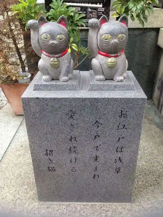 今戸神社の狛犬