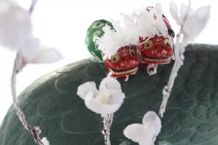 釧路一之宮 厳島神社の像