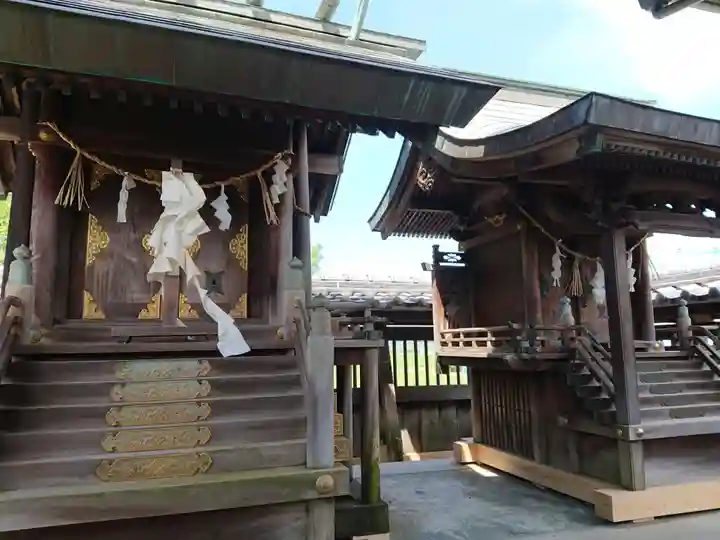 神明社・八幡社合殿(白浜町)の本殿・本堂