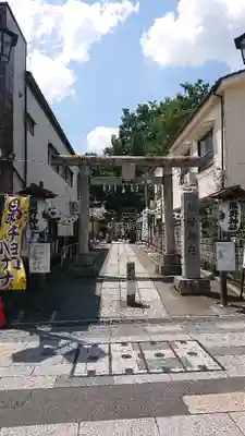 川越熊野神社の鳥居