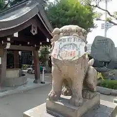 産土神社の狛犬