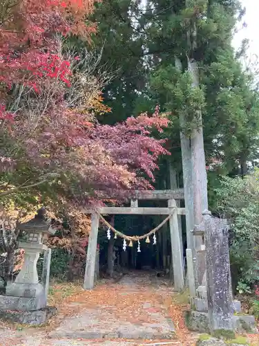 諏訪神社の鳥居