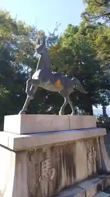 神明神社の狛犬
